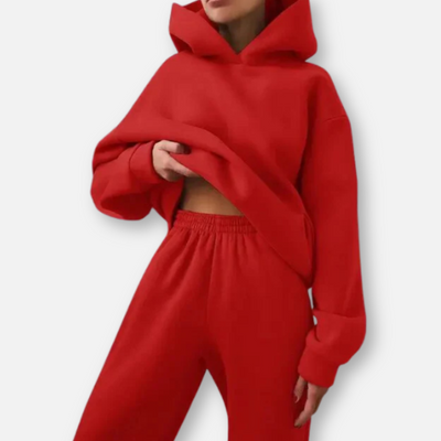 Mivora London |  Women’s Cozy Hoodie & Joggers Loungewear Set
