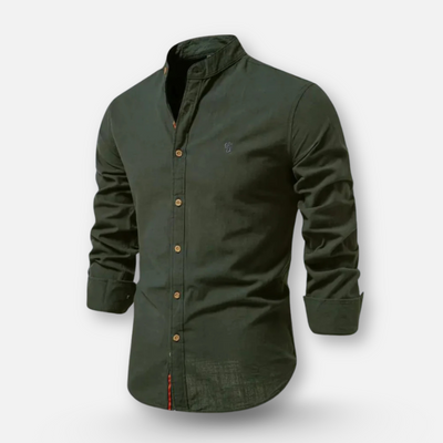 Mivora London | Men’s Long-Sleeve Polo Shirt – Refined Casual Elegance