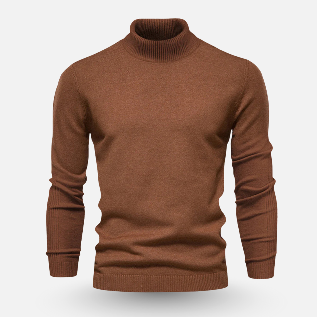Mivora London | Men’s Classic Turtleneck Sweater – Refined Everyday Comfort