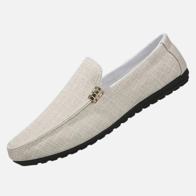 Mivora London | Men's Handcrafted Canvas Slip-On Shoes with Effortless All-Day Comfort