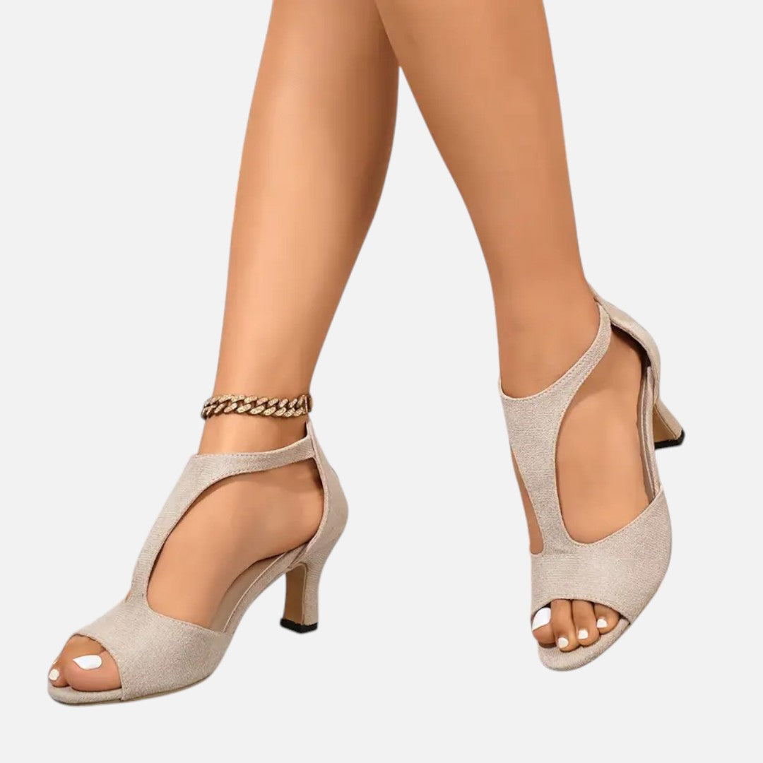Mivora London | Women’s Elegant Heeled Sandals with Gentle Support