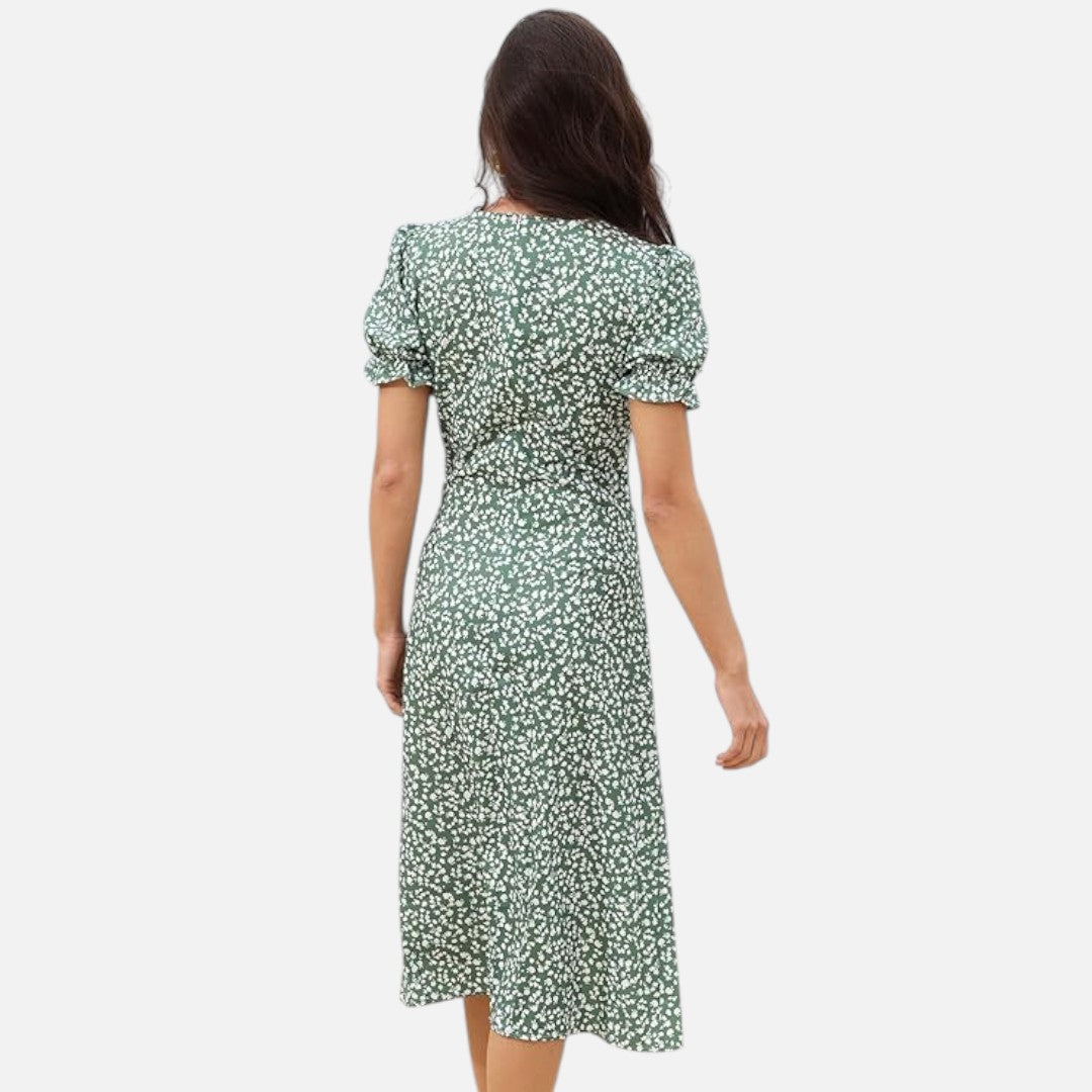 Mivora London | Summer Printed Midi Dress