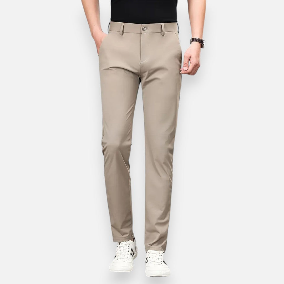 Mivora London | Men’s Slim-Fit High-Stretch Trousers