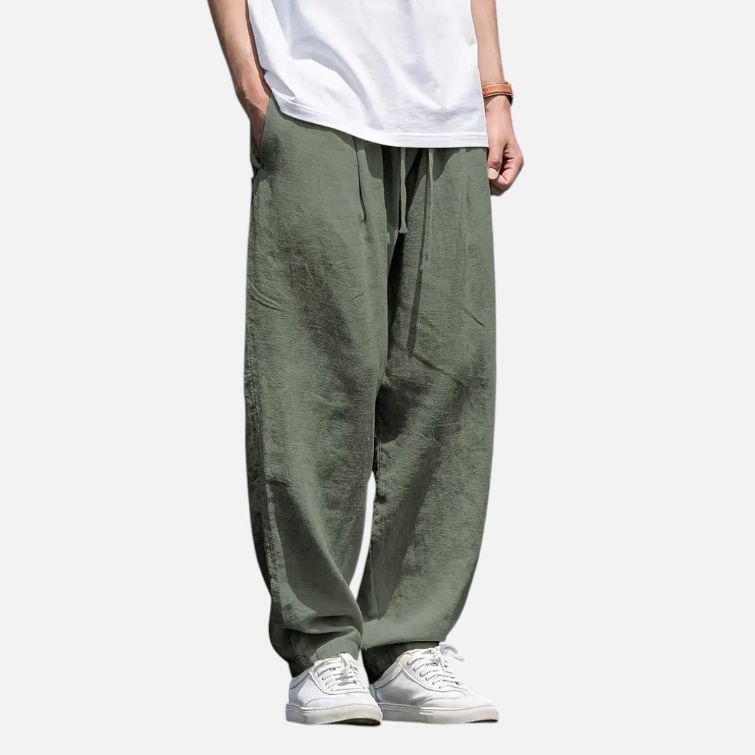 Mivora London | Men’s Baggy Summer Trousers