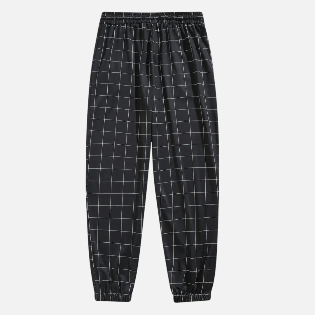 Mivora London | Men’s Comfortable Everyday Trousers With Regular Fit And Elastic Waistband