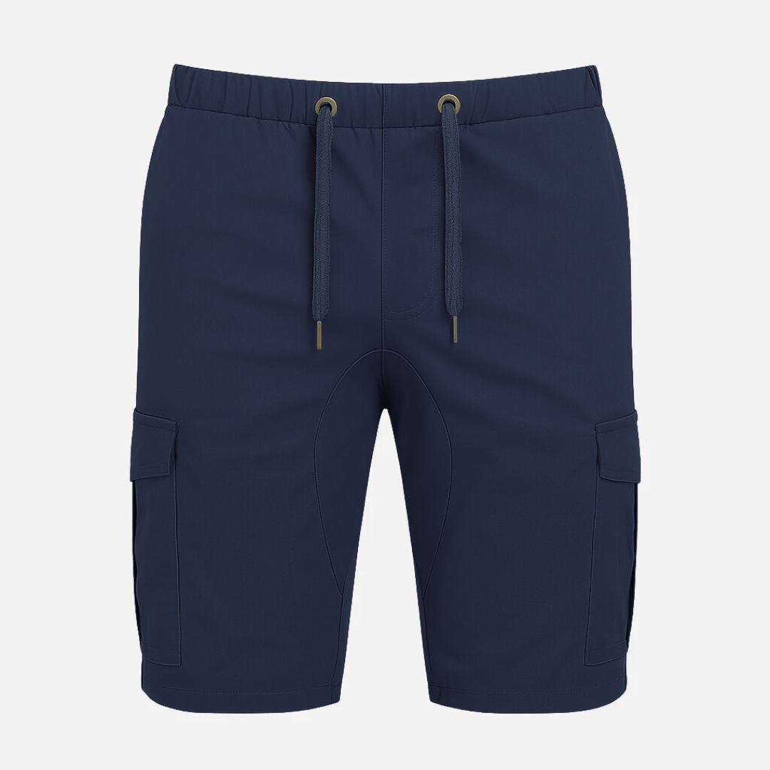 Mivora London | Men's Comfortable Slim Fit Cargo Shorts With Utility Pockets