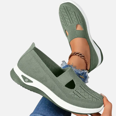 Mivora London | Slip-On Comfort Walking Shoes With Cushioned Sole