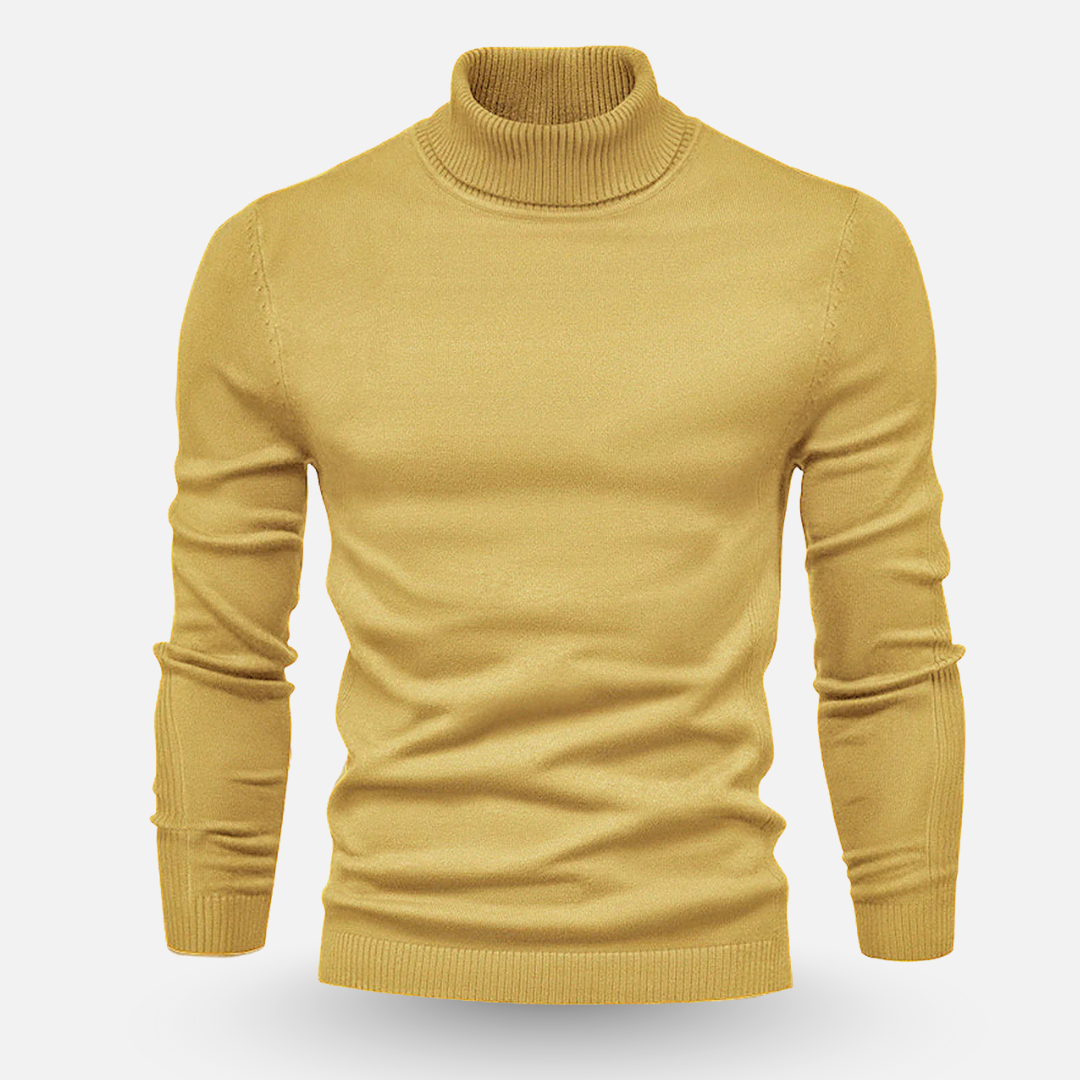 Mivora London | Men’s Classic Turtleneck Sweater – Refined Everyday Comfort