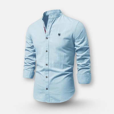 Mivora London | Men’s Long-Sleeve Polo Shirt – Refined Casual Elegance