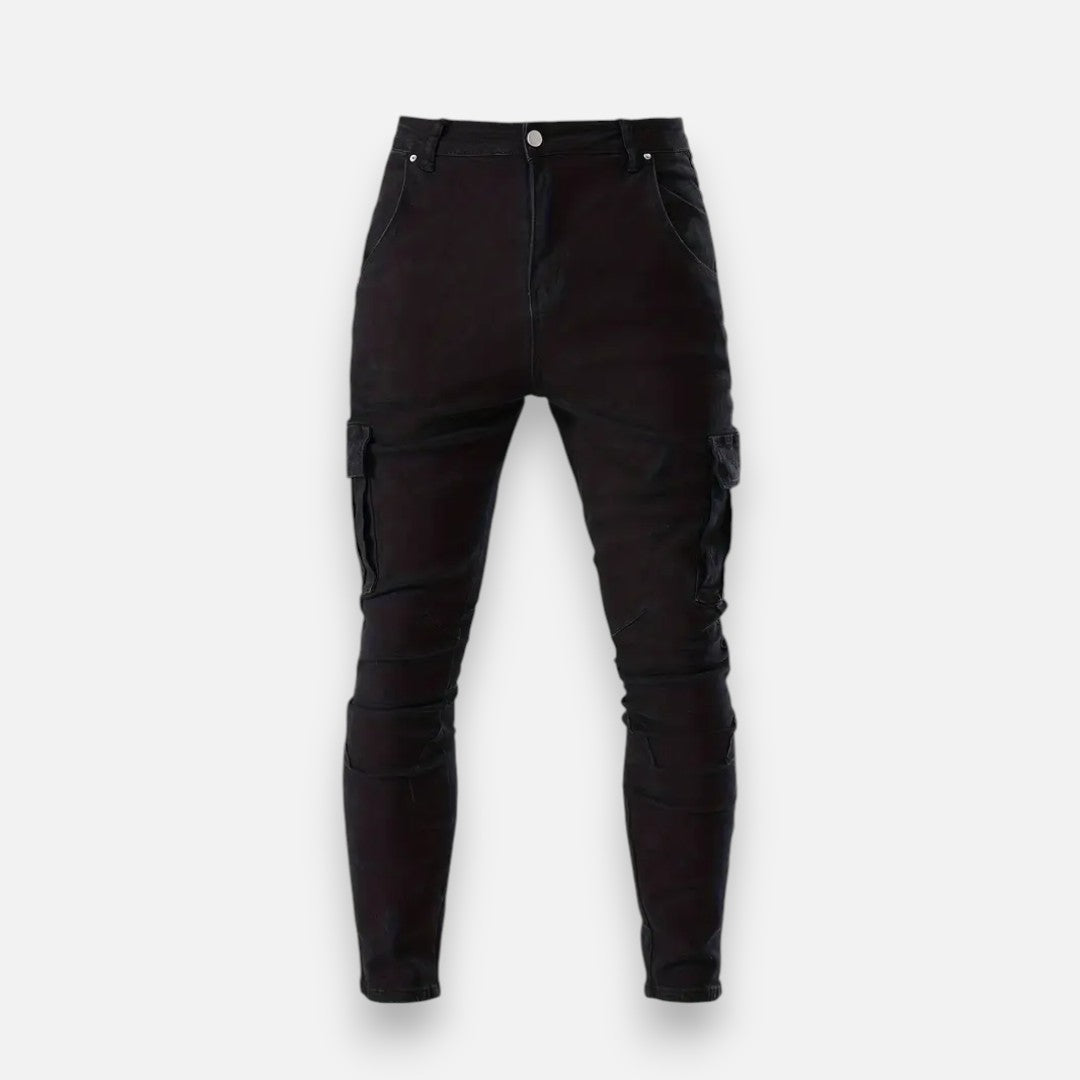 Mivora London | Men’s Skinny Fit Trousers – Medium Stretch