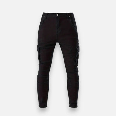 Mivora London | Men’s Skinny Fit Trousers – Medium Stretch