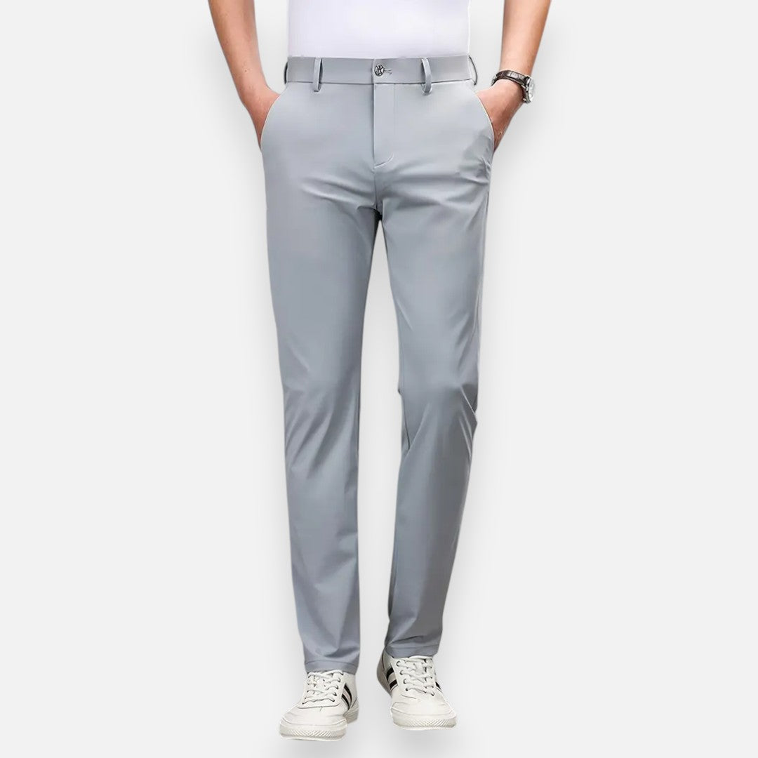 Mivora London | Men’s Slim-Fit High-Stretch Trousers
