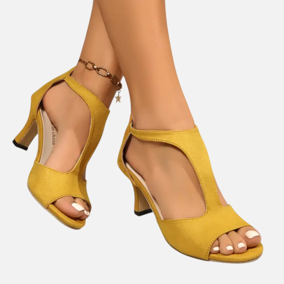 Mivora London | Women’s Elegant Heeled Sandals with Gentle Support