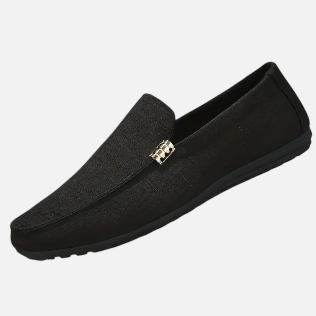 Mivora London | Men's Handcrafted Canvas Slip-On Shoes with Effortless All-Day Comfort