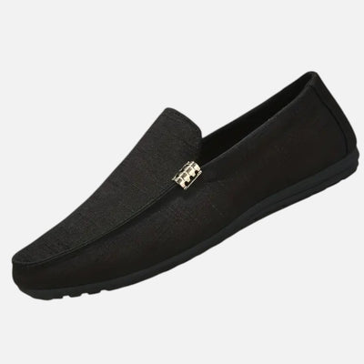 Mivora London | Men's Handcrafted Canvas Slip-On Shoes with Effortless All-Day Comfort