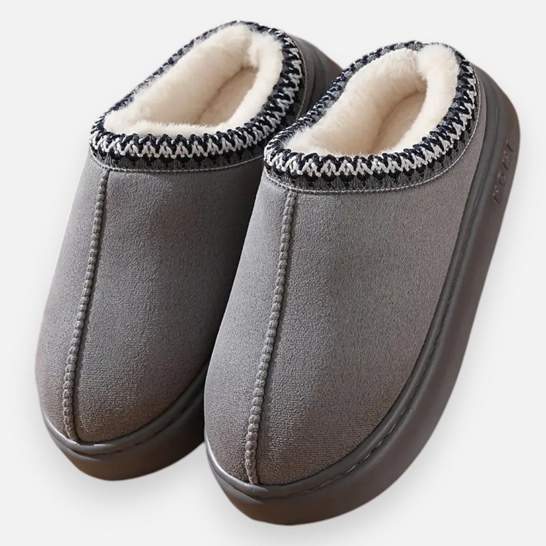 Mivora London | Women’s Slip-On Slippers – Fleece-Lined Comfort