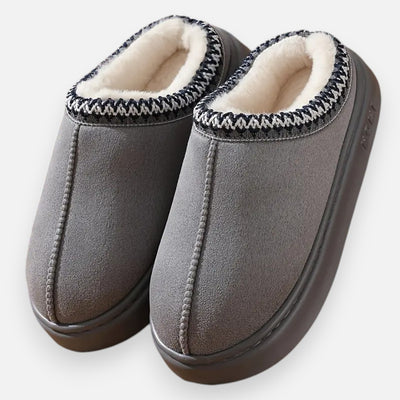 Mivora London | Women’s Slip-On Slippers – Fleece-Lined Comfort