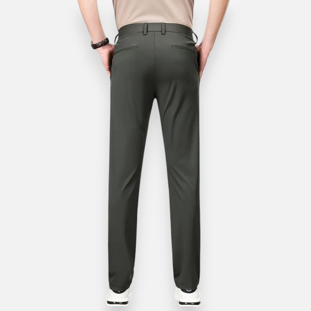 Mivora London | Men’s Slim-Fit High-Stretch Trousers