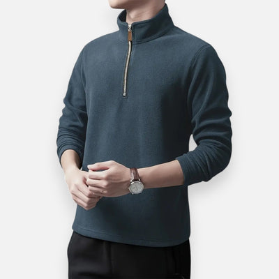 Mivora London | Men’s Velvet Sweatshirt – Comfortable Everyday Wear