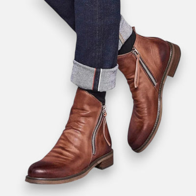 Mivora London | Men’s Sleek Zipper Boots