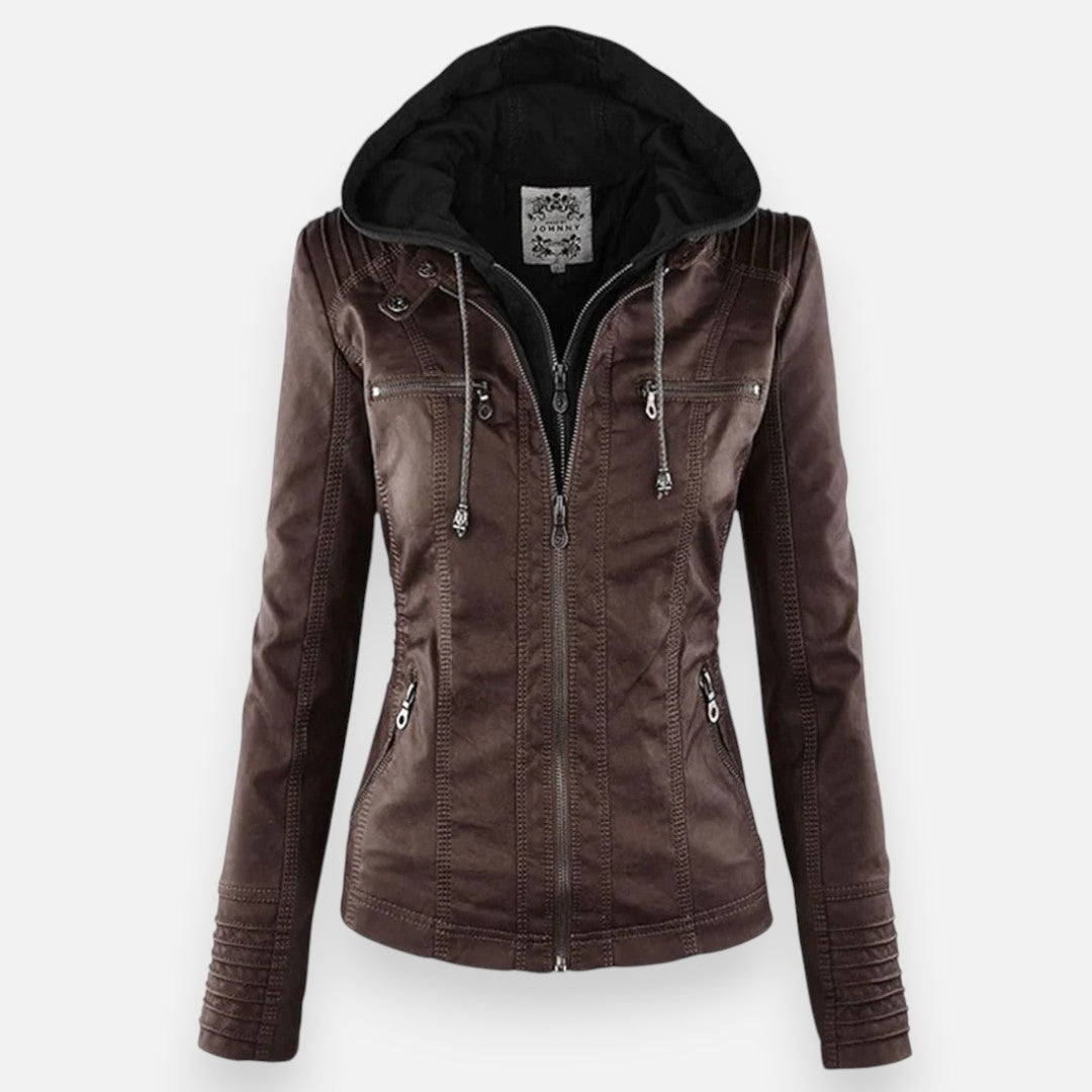 Mivora London | Women’s Hooded Jacket – Classic Style for Every Season