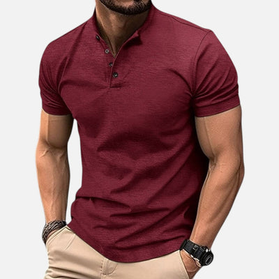 Mivora London | Men's Elegant Casual Polo Shirt With Classic Collar