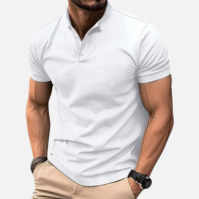Mivora London | Men's Elegant Casual Polo Shirt With Classic Collar