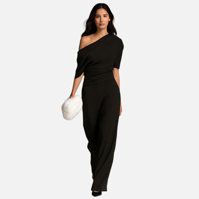 Mivora London | Single-Breasted Jumpsuit With Tailored Fit
