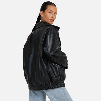 Mivora London | Women's Loose-Fit Casual Jacket With Relaxed Silhouette