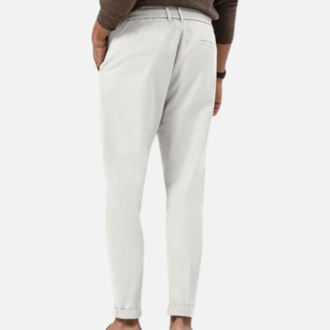 Mivora London | Men’s Casual Slim Fit Trousers for Everyday Comfort and Style
