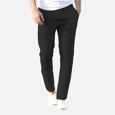 Mivora London | Men's Lightweight Casual Trousers With Relaxed Fit And Breathable Fabric
