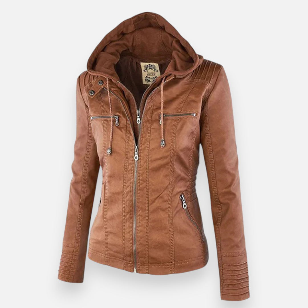 Mivora London | Women’s Hooded Jacket – Classic Style for Every Season