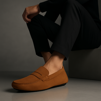 Mivora London | Men’s Classic Italian-Style Casual Slip-On Shoes with Sleek Minimal Design