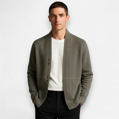 Mivora London | Men’s Classic Cardigan – Elegant Comfort