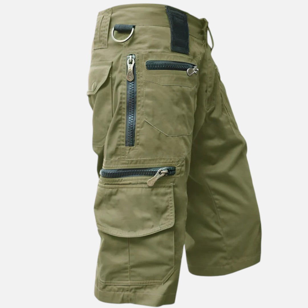 Mivora London | Men’s Tactical Cargo Shorts With Multiple Pockets And Adjustable Waist