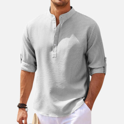 Mivora London | Men’s Lightweight Breathable Shirt for Casual Wear