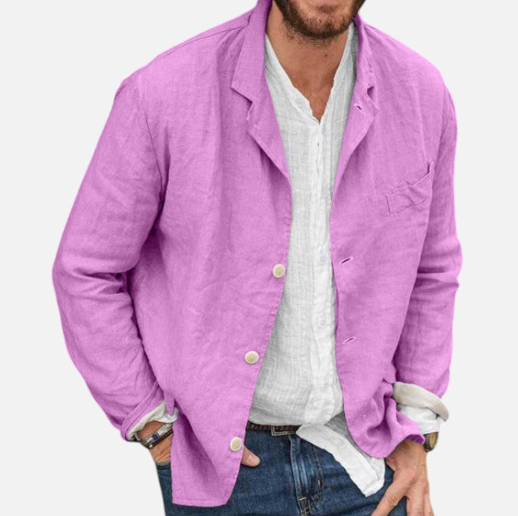 Mivora London | Men’s Lightweight Casual Blazer With Breathable Fabric