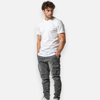 Mivora London | Men’s Silky-Stretch Cargo Trousers