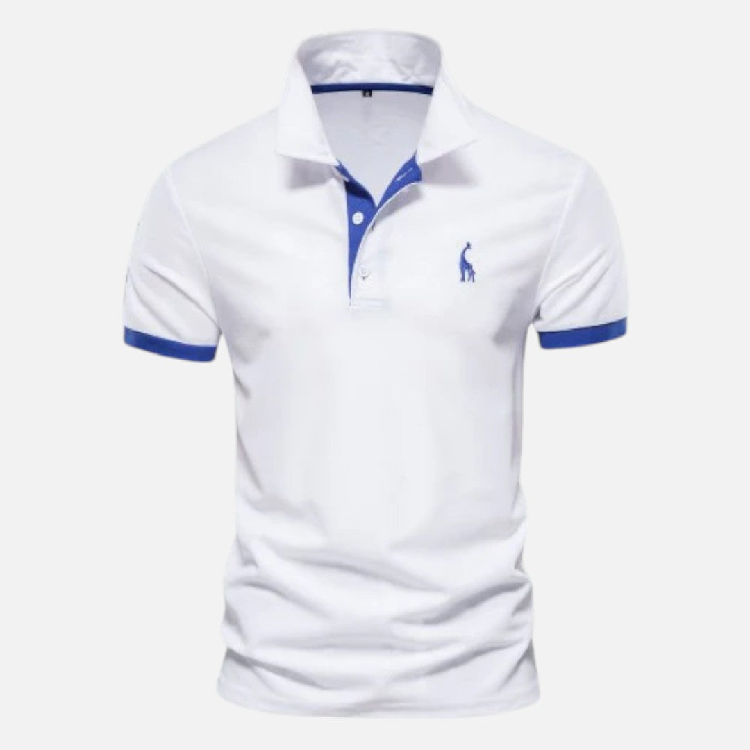 Mivora London | Elegant Short-Sleeve Polo Shirt For Men