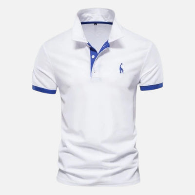 Mivora London | Elegant Short-Sleeve Polo Shirt For Men