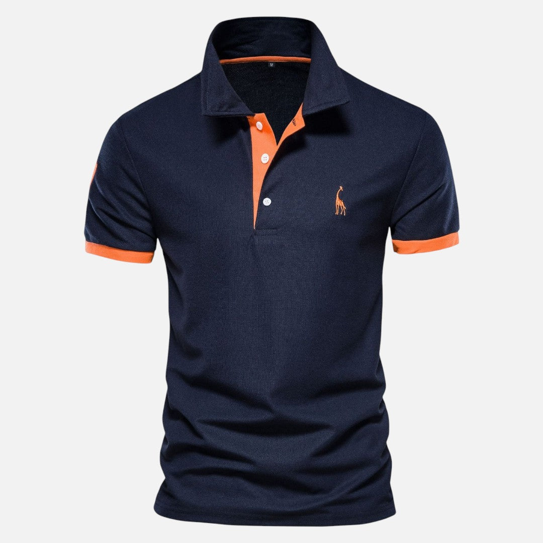 Mivora London | Elegant Short-Sleeve Polo Shirt For Men