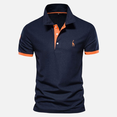 Mivora London | Elegant Short-Sleeve Polo Shirt For Men
