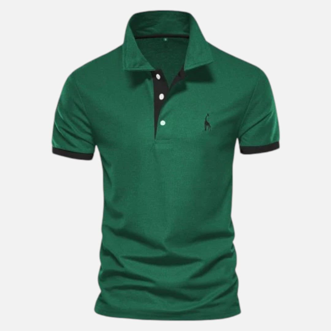 Mivora London | Elegant Short-Sleeve Polo Shirt For Men