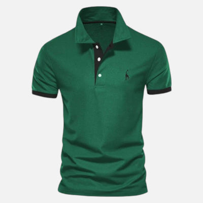 Mivora London | Elegant Short-Sleeve Polo Shirt For Men
