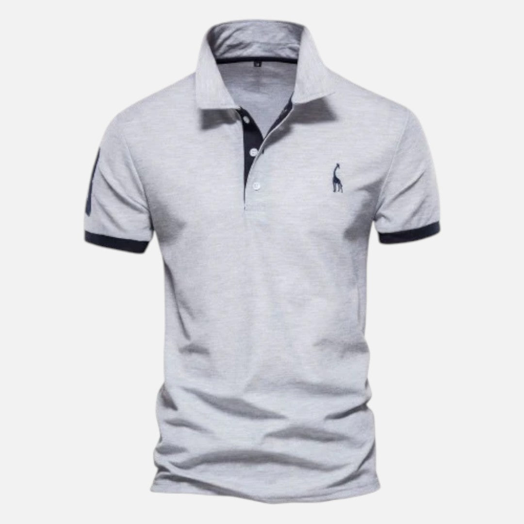 Mivora London | Elegant Short-Sleeve Polo Shirt For Men