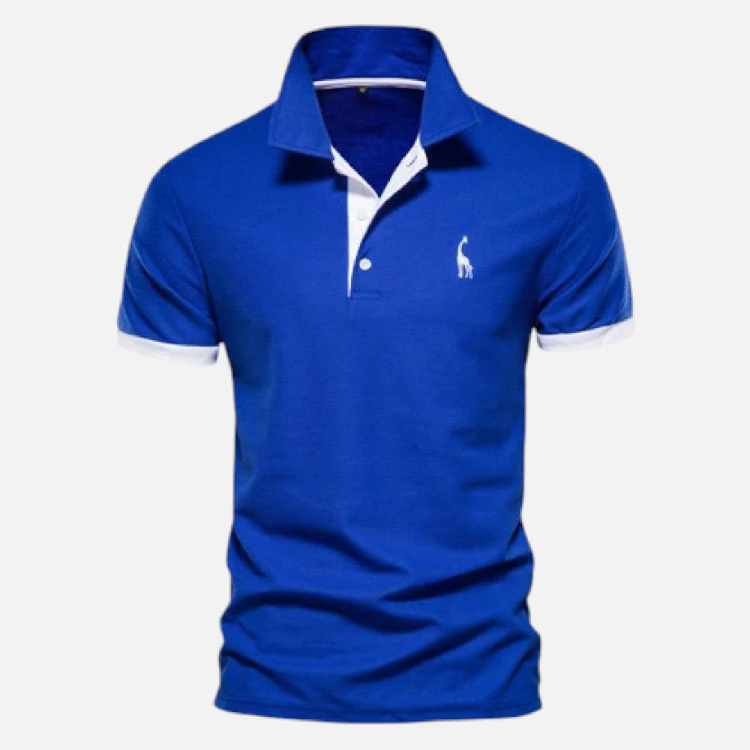 Mivora London | Elegant Short-Sleeve Polo Shirt For Men