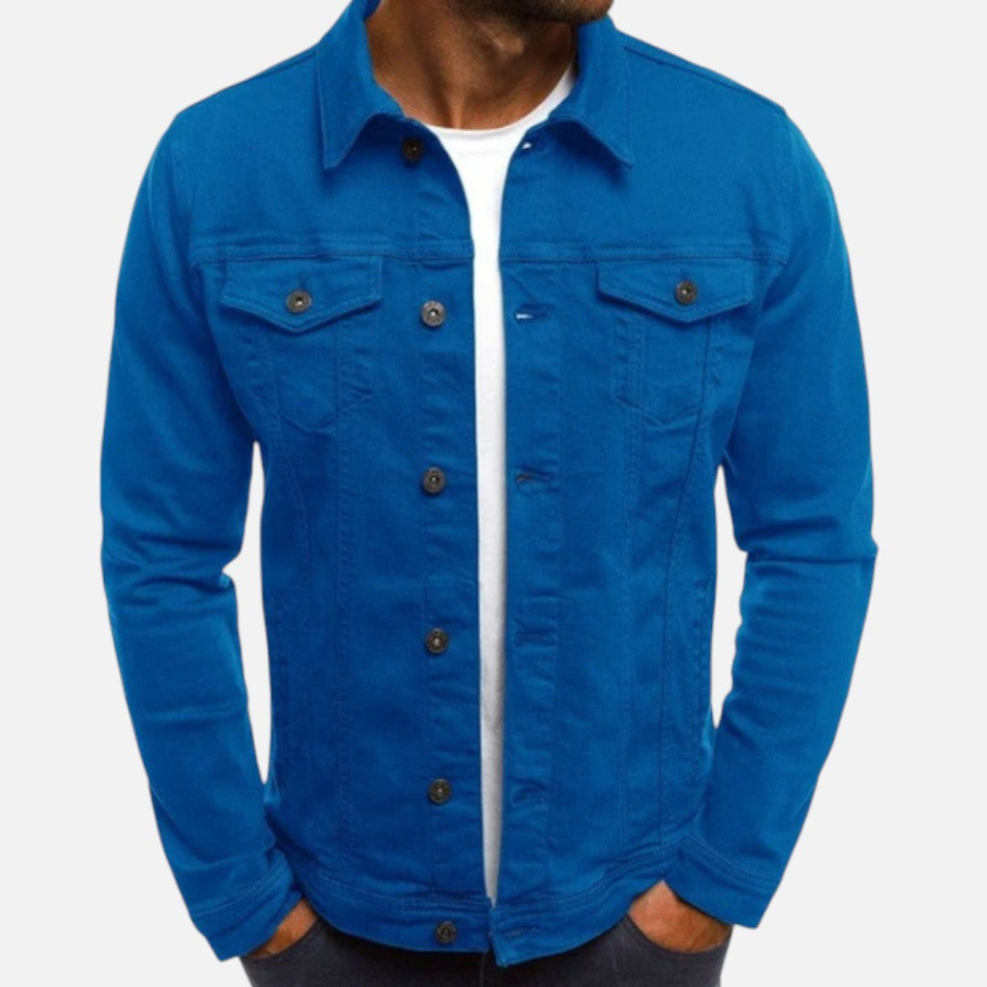 Mivora London | Men's Casual Regular Fit Denim Jacket