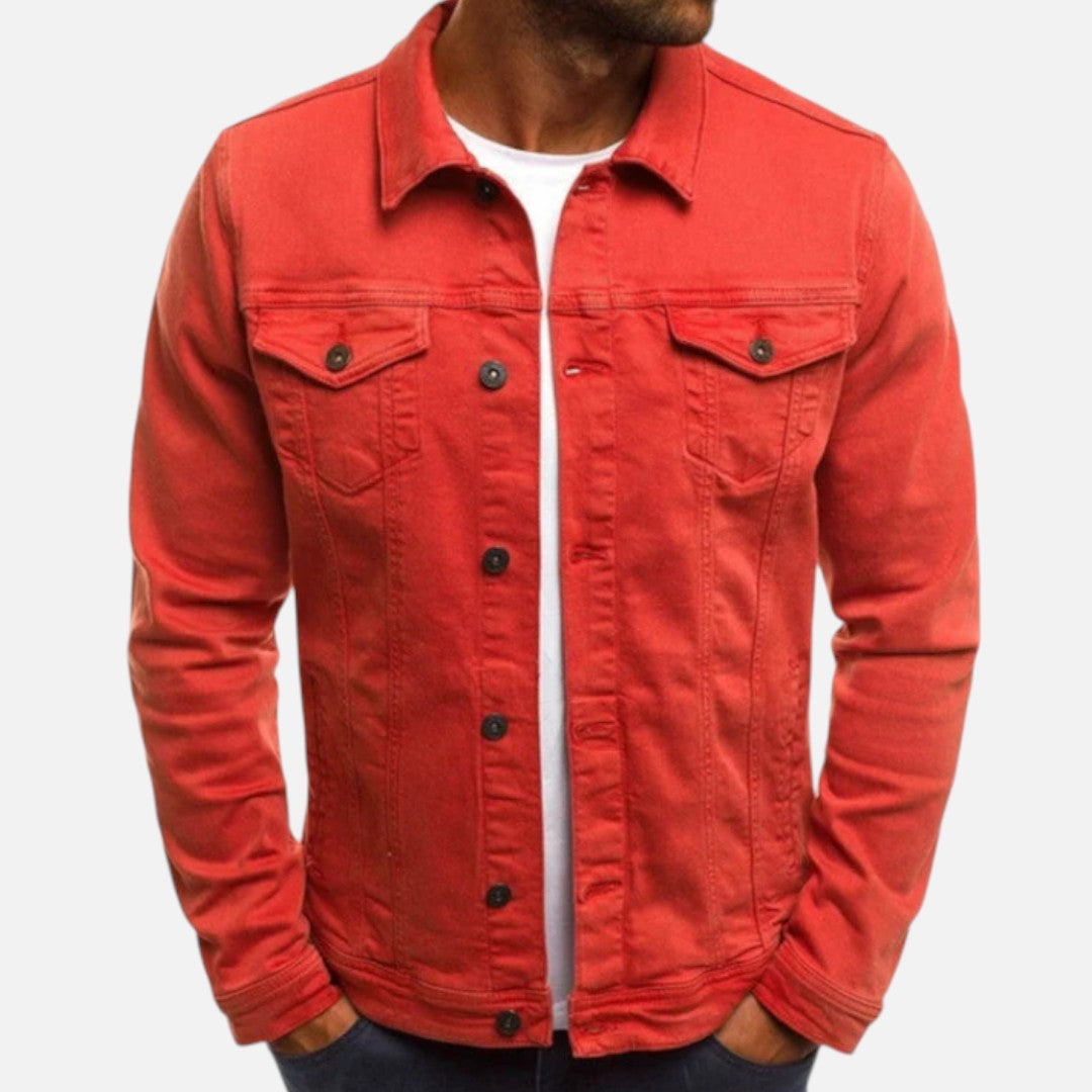 Mivora London | Men's Casual Regular Fit Denim Jacket