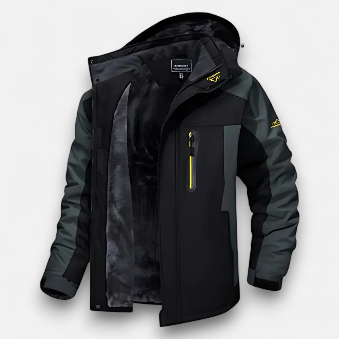 Mivora London | Men’s Textured Winter Jacket – Elegant All-Season Layer