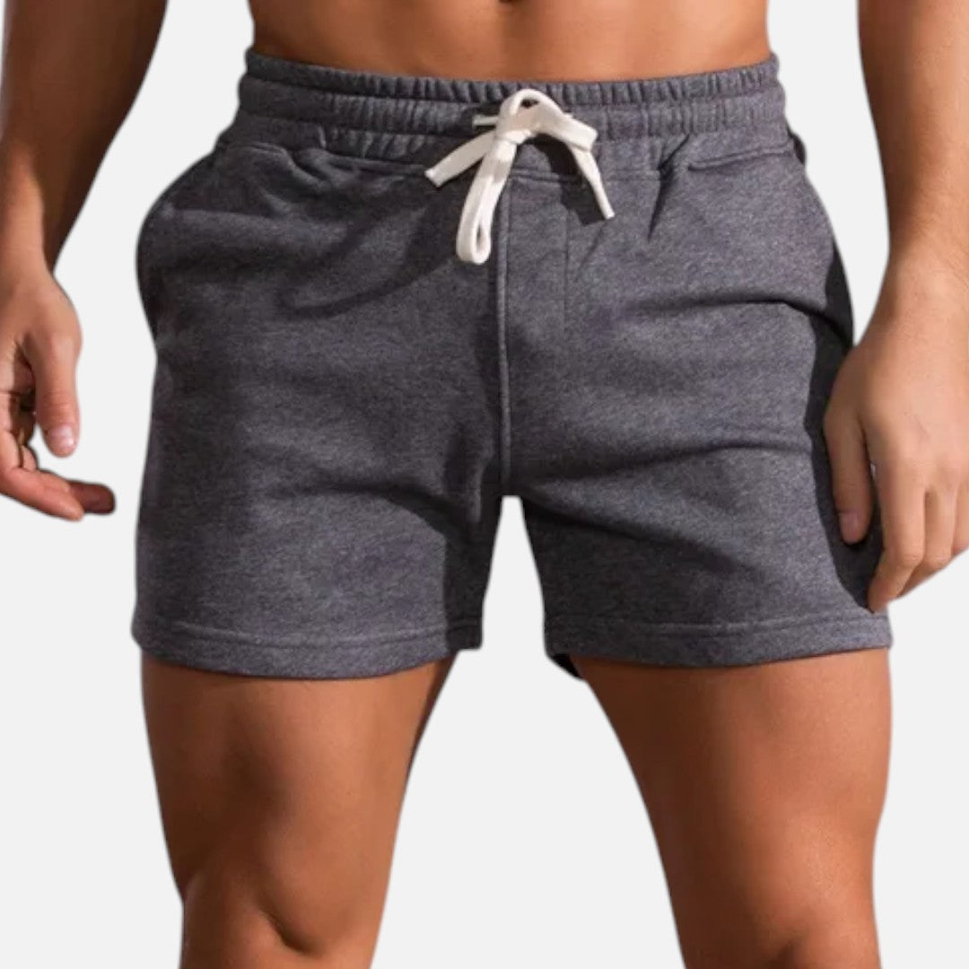 Mivora London | Men’s Casual Jogger Shorts With Pockets And Adjustable Waistband